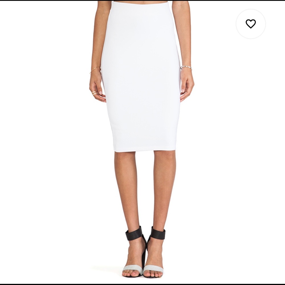 David Lerner fitted midi skirt